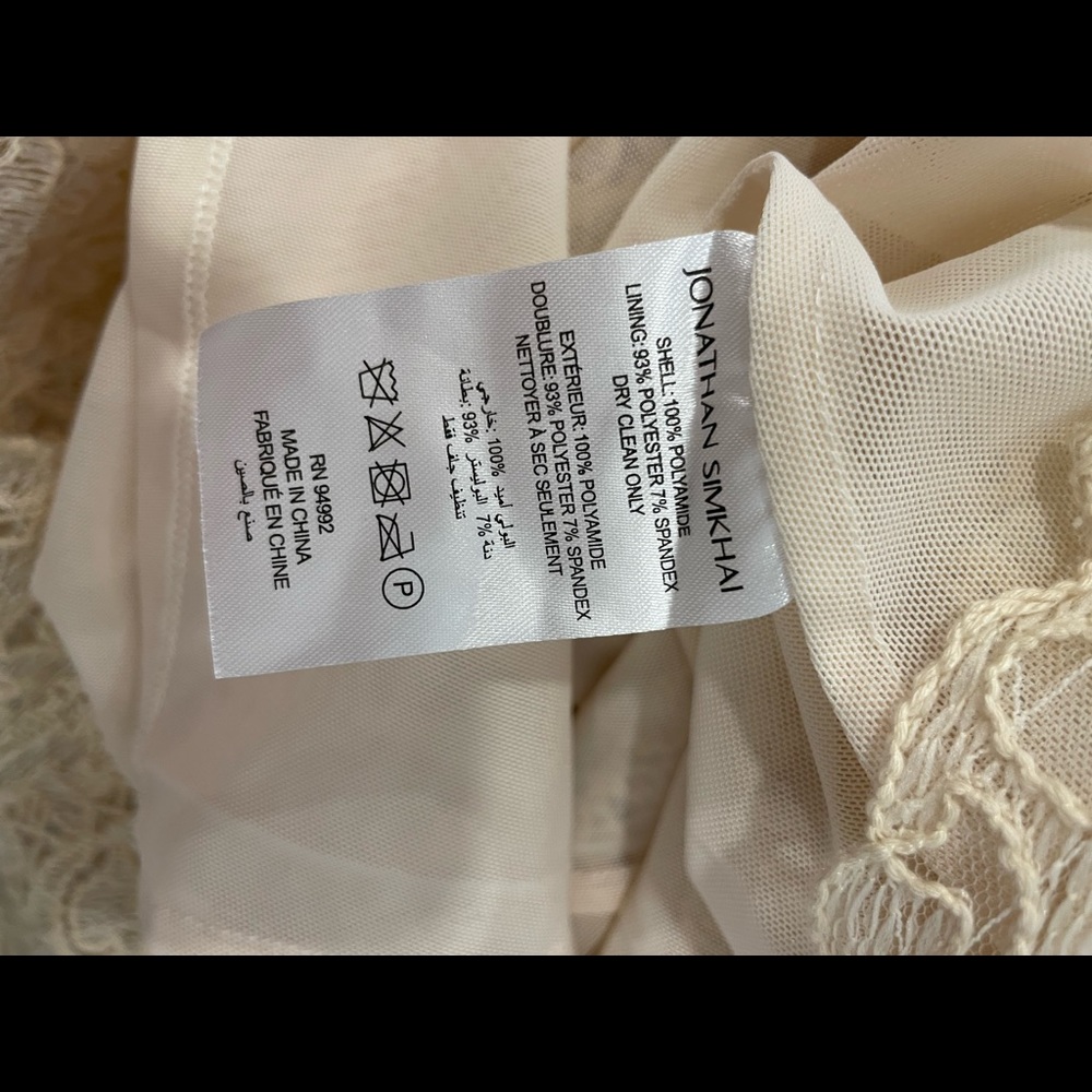 2022 spring Jonathan Simkhai GIGI LACE MINI Dress - Picture 6 of 6